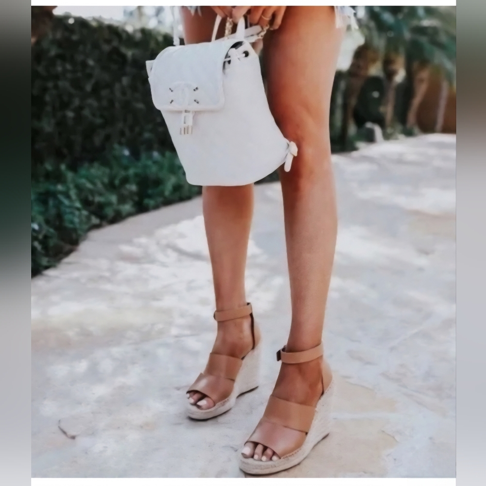 Treasure & Bond Leather Wedge Sandals